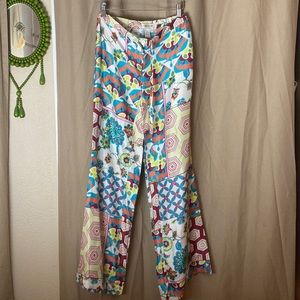 Crème Fraiche Silk Pants M